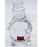 Baccarat Crystal snowman figurine
