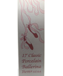 17" Classic Porcelain Ballerina Doll