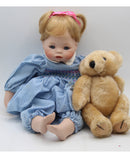 "Hannah needs a hug" Doll with stuffed animal