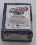 1991 Factory Sealed Upper Deck Baseball Cards Final Edition Set.