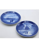 Royal Copenhagen 1968 and 1973 Plates Lot of 2