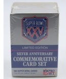 Super Bowl XXV Limited edition Silver Anniversary Commemorative Card Set