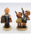 Hummel figurines Boots and Auf Wiedersehen. Lot of 2