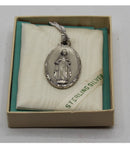 Sterling Silver Miraculous Medal Necklace
