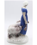Bing & Grondahl Woman with Sheep figurine