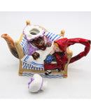 Dept. 56 Storybook Little Red Riding Hood Teapot with 2 tea cups