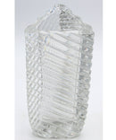 Rogaska triangular Ribbed Crystal Vase
