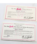 Danbury Mint Barbie Figurines Lot of 2 w/ COA – Read Description, See Photos
