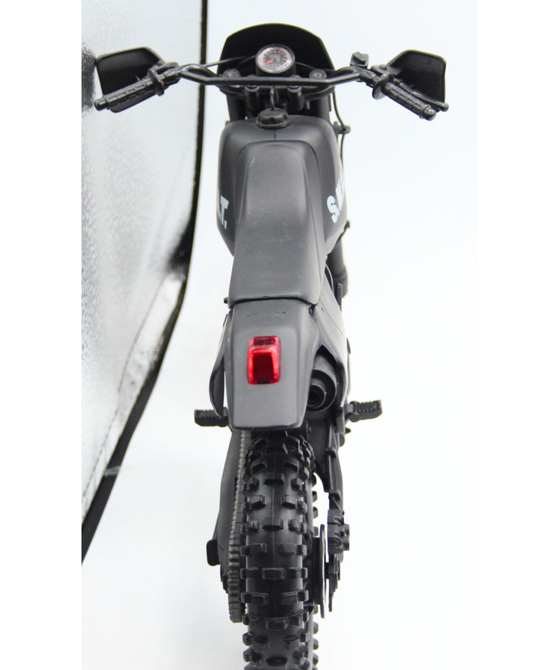 G.I. Joe Black S.W.A.T. Motorcycle Toy – Action Figure Vehicle