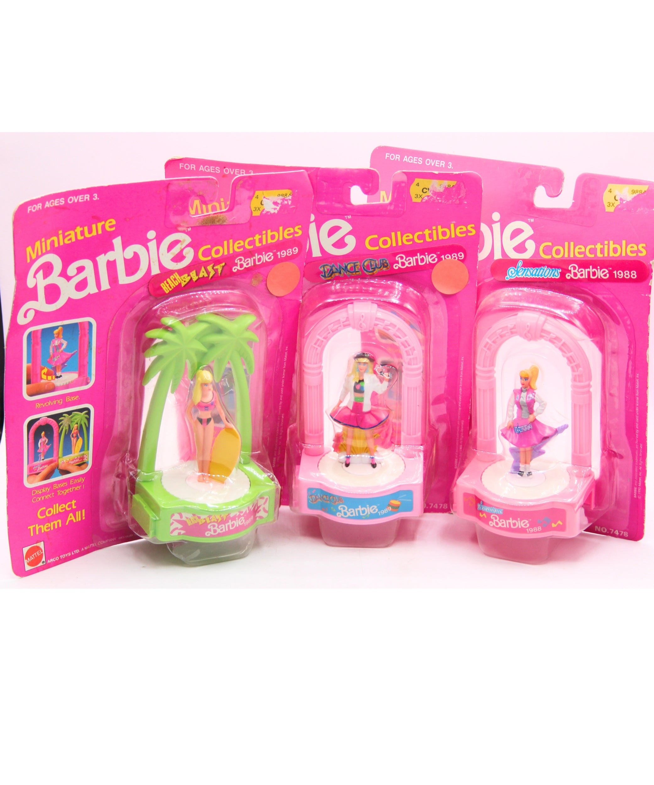 Miniature Barbie Collectible Dolls Lot of 3 – Mini Fashion Dolls