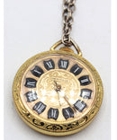Vintage Lucerne Gold-Plated Swiss Made Mechanical Pendant Necklace Watch.