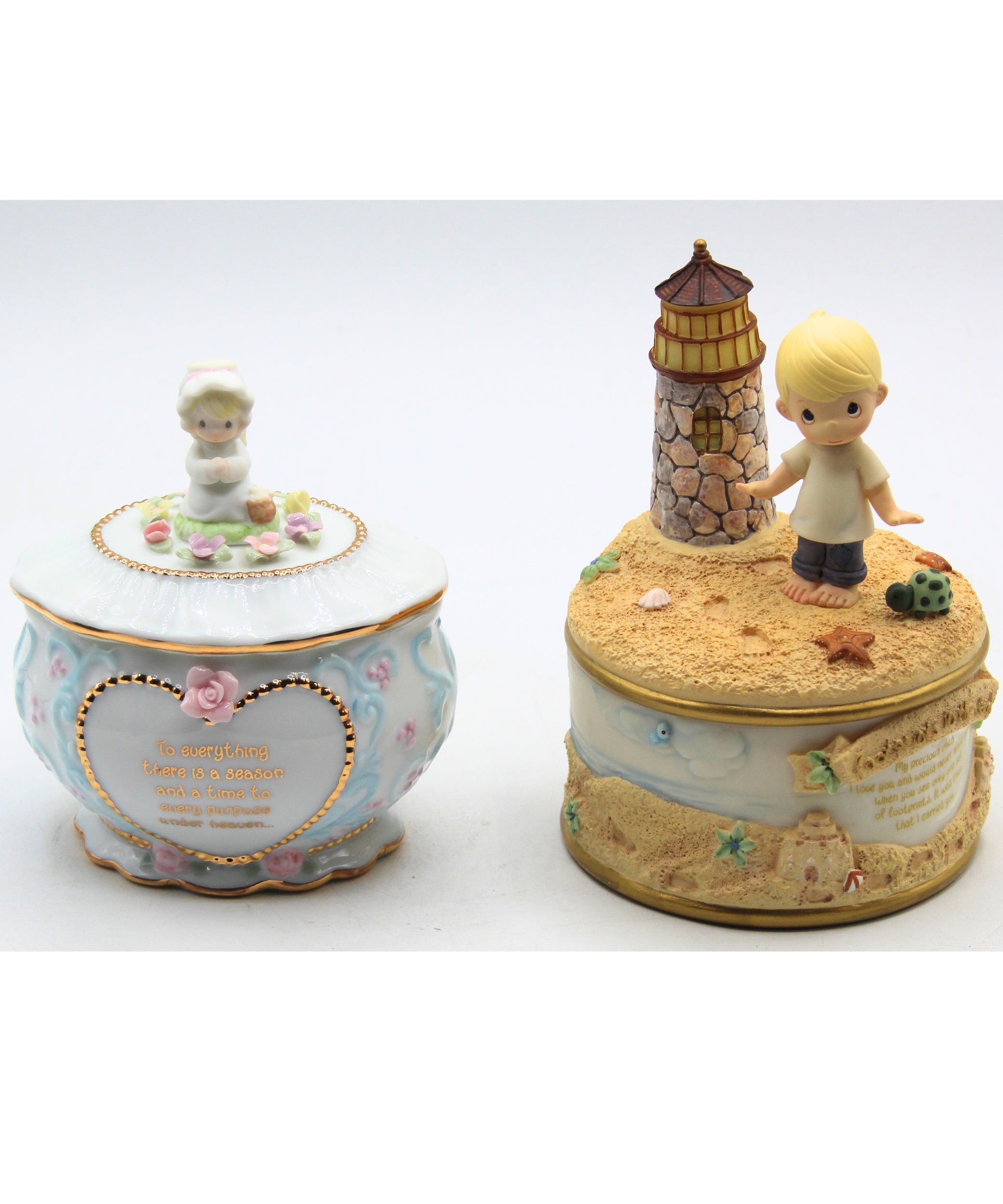 Precious Moments  Ardleigh-Elliot Music Boxes #A3385 and #A00316 Lot of 2