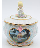 Precious Moments Lot of 2 Ardleigh Elliot Music Boxes #A03063 and #A00247