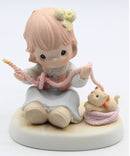 Precious Moments "Believe it or knot I luv you"