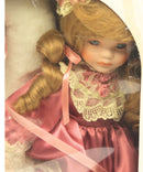 Duckwall- Alco Porcelain Doll with Stuffed Animal