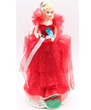 1988 Happy Holidays Barbie Music Box Figurine