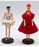 Danbury Mint Barbie Figurines – 1961 Ballerina & 1962 Red Flare