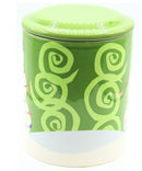 Keepers Snowman Cookie Jar – Green and White