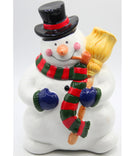 Boston Warehouse Musical Snowman Cookie Jar