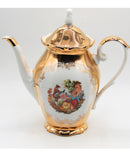 Bavaria Porcelain Teapot – Vintage with Gold Trim