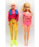Barbie Doll Lot: Blonde Twist N Turn & Rollerblading TNT Vintage Style