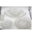 9‑Piece Fostoria American Clear Glass Dishware Set