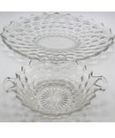 9‑Piece Fostoria American Clear Glass Dishware Set