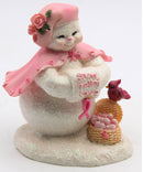 Hamilton Breast Cancer Awareness Snowmen Figurines – Lot of 4