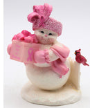 Hamilton Breast Cancer Awareness Snowmen Figurines – Lot of 4