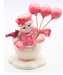 Hamilton Breast Cancer Awareness Snowmen Figurines – Lot of 4