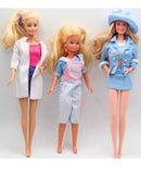 Lot of 3: Barbie Dolls- Scientists, Cher Clueless, 1993 Cool Crimp Kipper