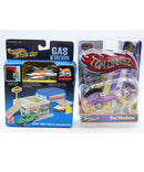 Lot of 2 Collectible Cars: 1995 Sto and Go Gas Station, Tom Daniel "Bad Medicine"