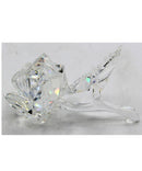 Swarovski Crystal Rose and Dew Drops Figurine, Please Read