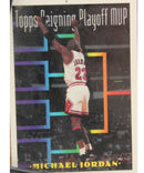 Michael Jordan Framed Picture with Topps Sports Card
