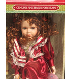 Genuine Fine Bisque Porcelain Doll "Emily" by Classic Treasures