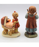 Lot of 2 Figurines: Hummel "The Drummer Boy" #33552 and "Doll Mother" #1162