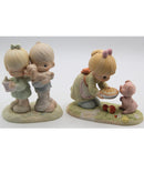 Precious Moments Figurines, Puppy Love is from above, and You're Just As Sweet As Pie