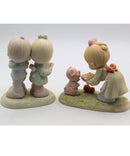 Precious Moments Figurines, Puppy Love is from above, and You're Just As Sweet As Pie