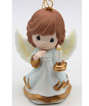 Precious Moments Ornament Lot 2 Let His Light Shine Hope Shall Light World