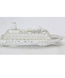 Crystal World Medium Cruise Ship Crystal Figurine