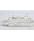 Crystal World Medium Cruise Ship Crystal Figurine