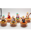 Disney Snow White Seven Dwarfs Music Box Figurines Lot of 6 Vintage