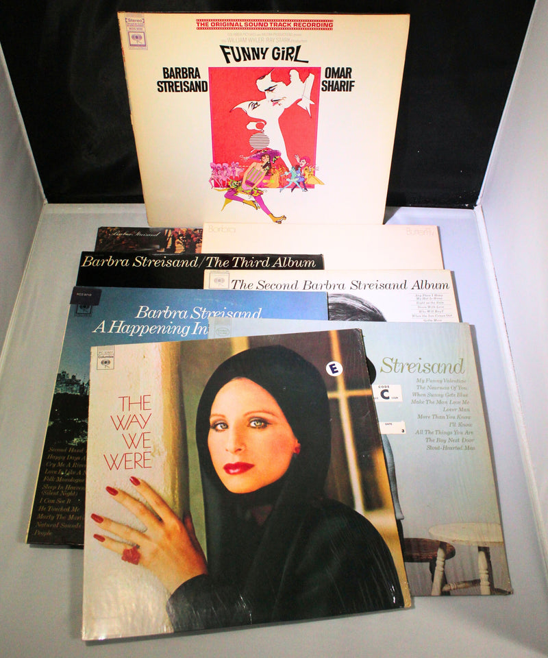 Lot of 8: Barbra Streisand Vinyls| Columbia Records