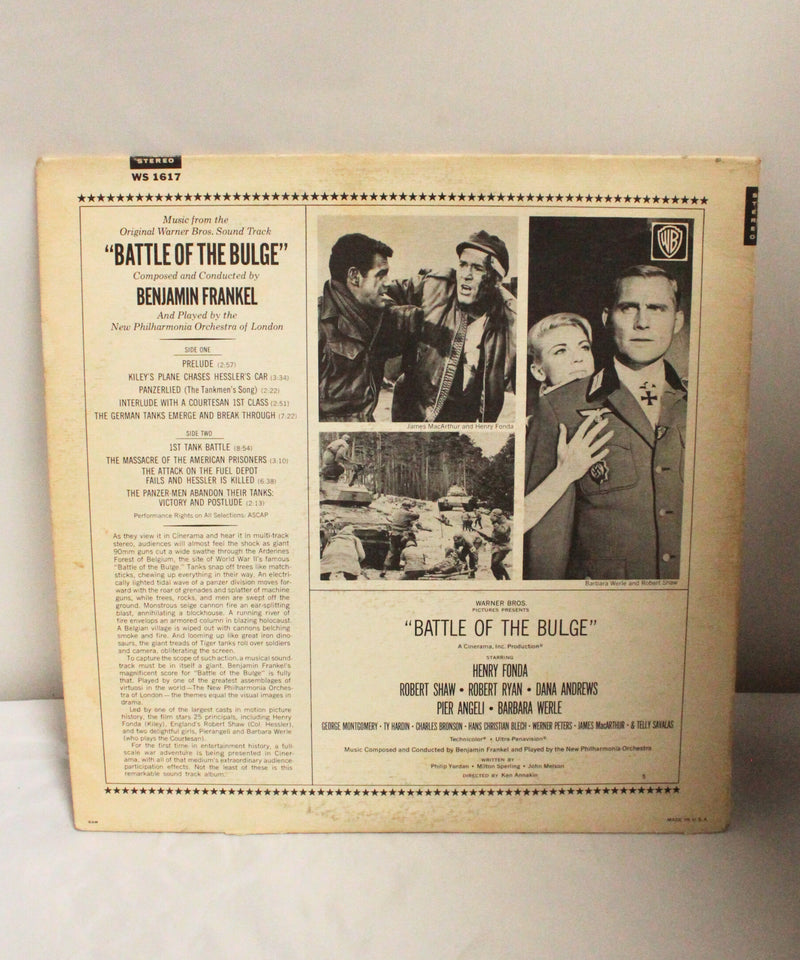 The Original Motion Picture Sound Track: Battle of the Bulge Vinyl