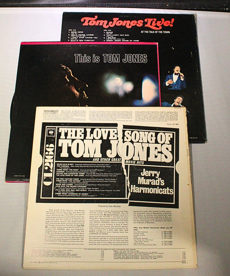 Lot of 5: Tom Jones Vinyls