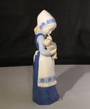 "Girl Holding Teddy Bear" Figurine