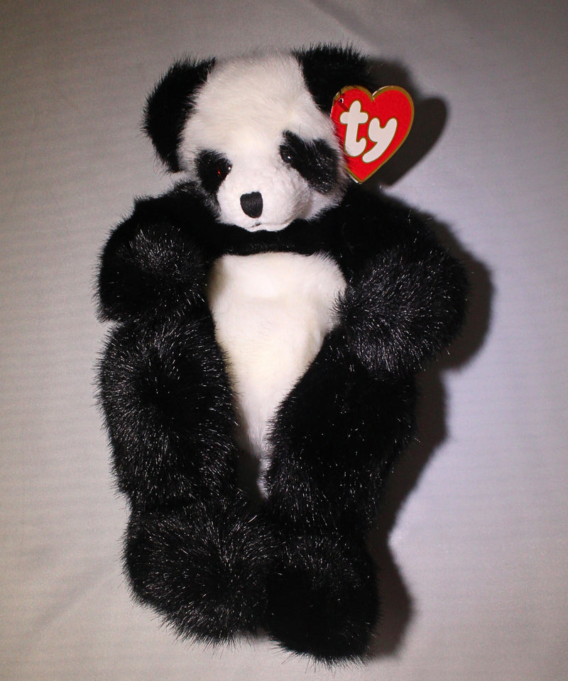 Rare Ty Mandarin Panda | Signed by Sally Winey on tag.