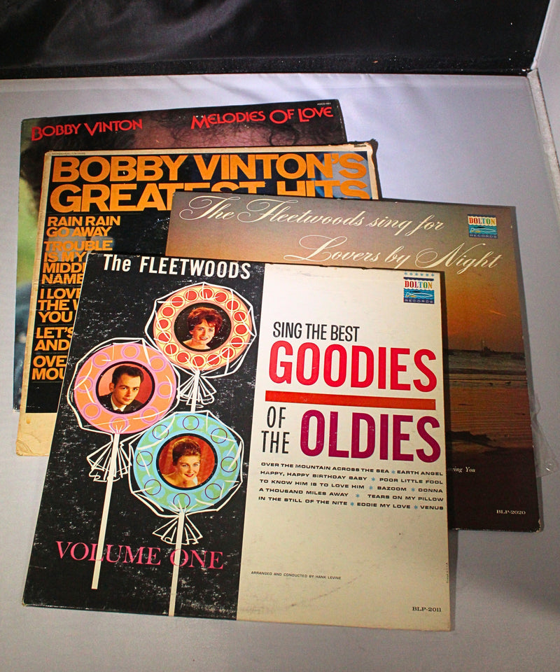 Lot of 4: The Fleetwoods and Bobby Vinton Vinyls