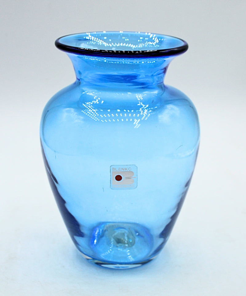 Vase (blue) - Blenko Handmade | no box