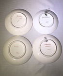 Lot of 4: Italian Portrait Wall Plates | no box